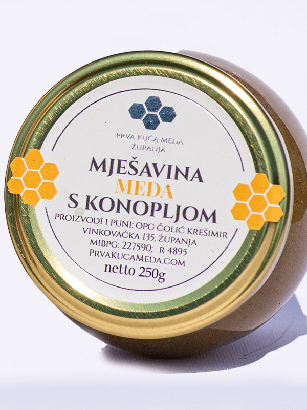 med s konopljom 250g