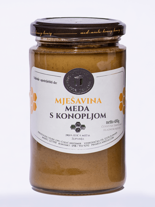 med s konopljom 450g